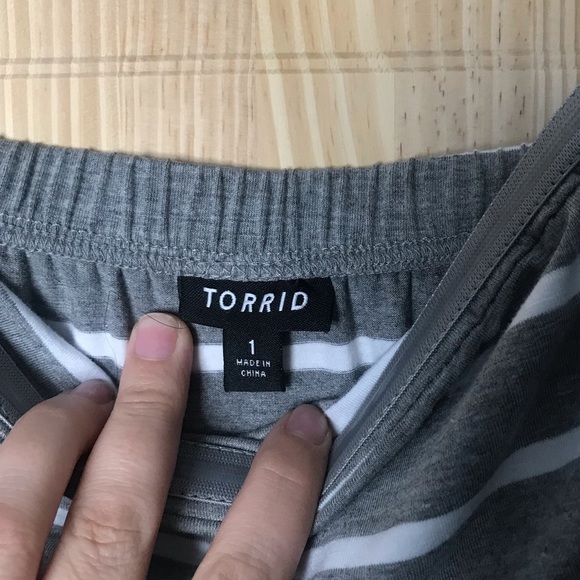 Torrid Striped Maxi Dress, 1X, NWOT - Picture 3 of 5